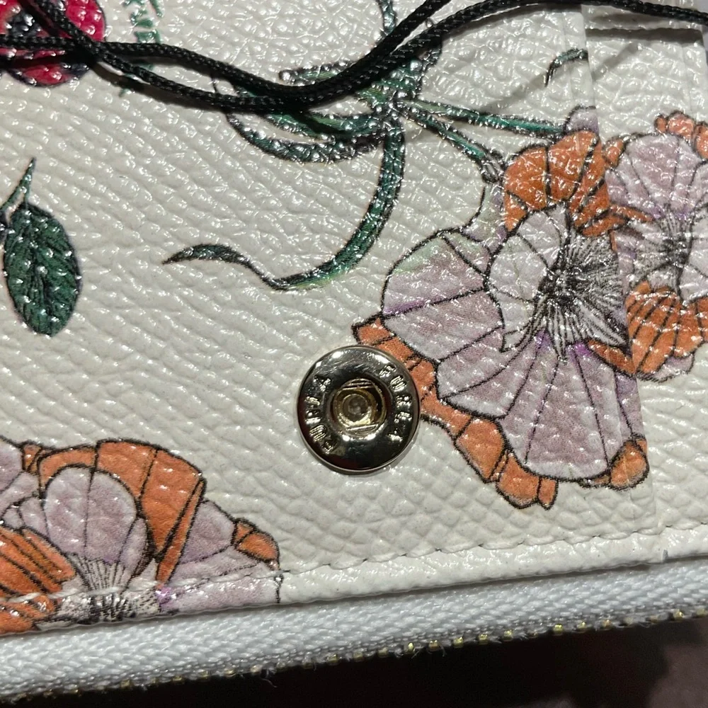 Furla Toni Talco Floral‎ Leather Wallet
